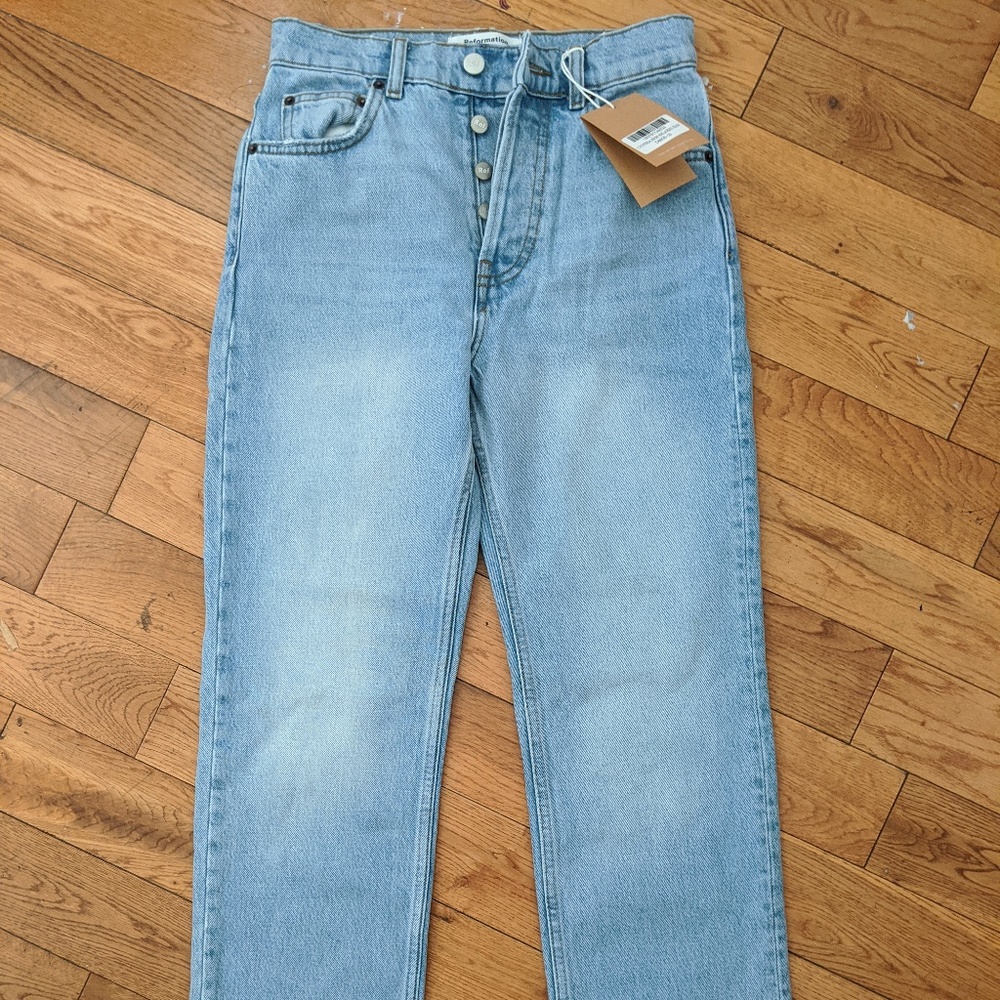Reformation Cynthia Jeans Tahoe Sz 23